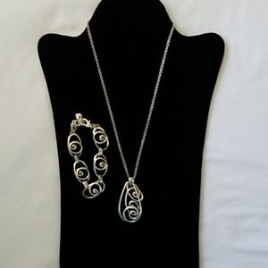 Brighton Rock and Scroll Necklace & Bracelet Set